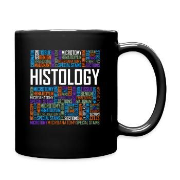 Histology Words - Full Colour Mug - black - Right