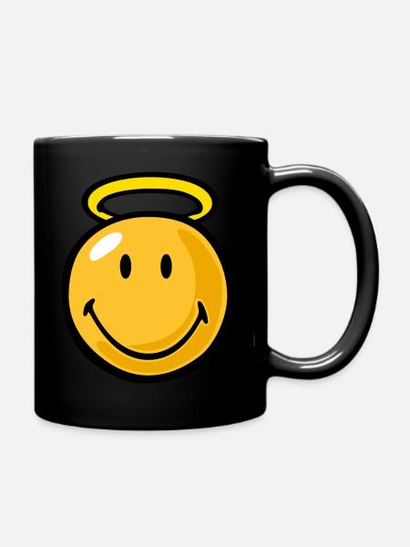 Smiley good - Tasse einfarbig - Schwarz