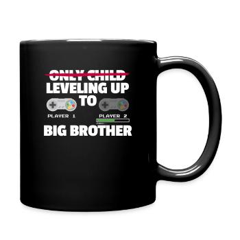 Grand frère - Mug uni - noir - Droite