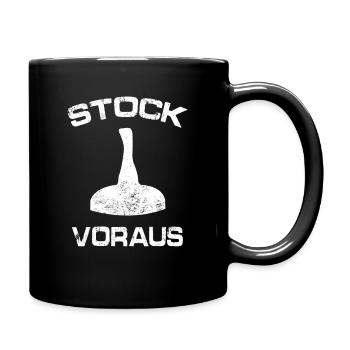 stock voraus w Zeichenflaeche 1 - Tasse einfarbig - Schwarz - Rechts