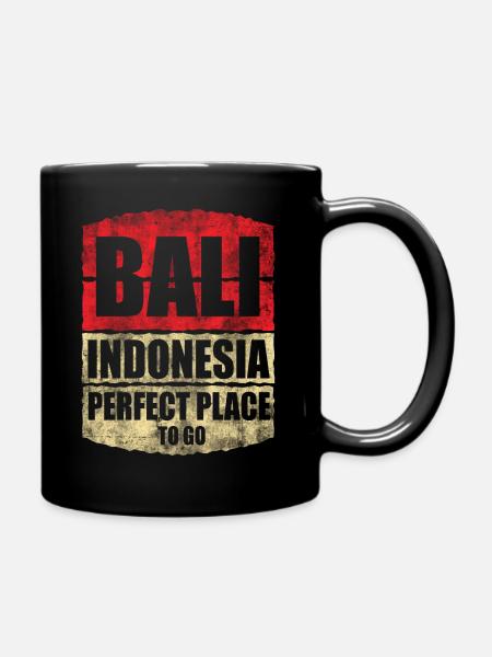 Bali - Full Colour Mug - black