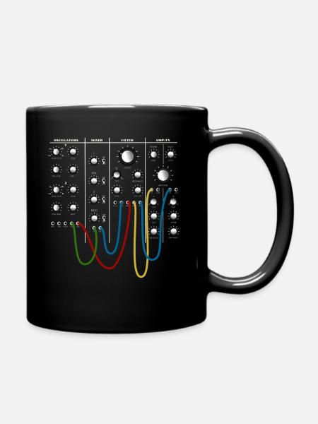 Synthétiseur Modulaire - Mug uni - noir
