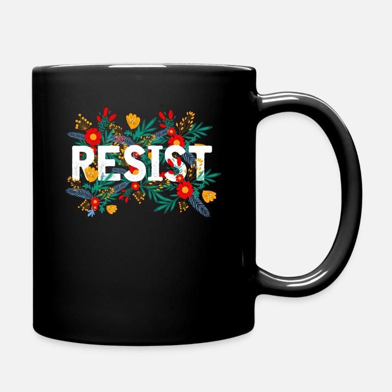 Politik  Widerstand Staat Protest - Tasse einfarbig - Schwarz