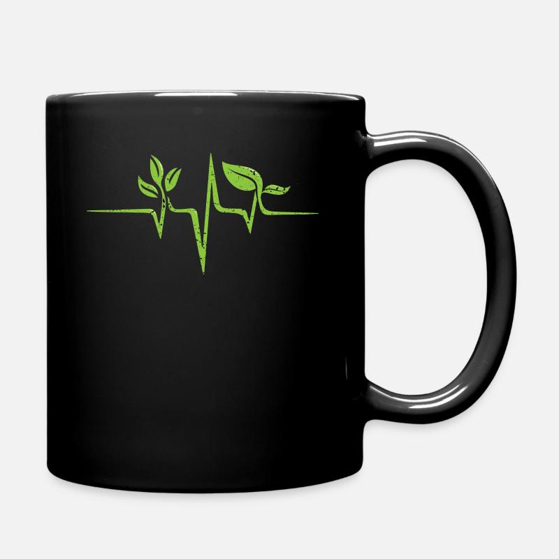 Idée cadeau Environnement rythme cardiaque - Mug uni - noir