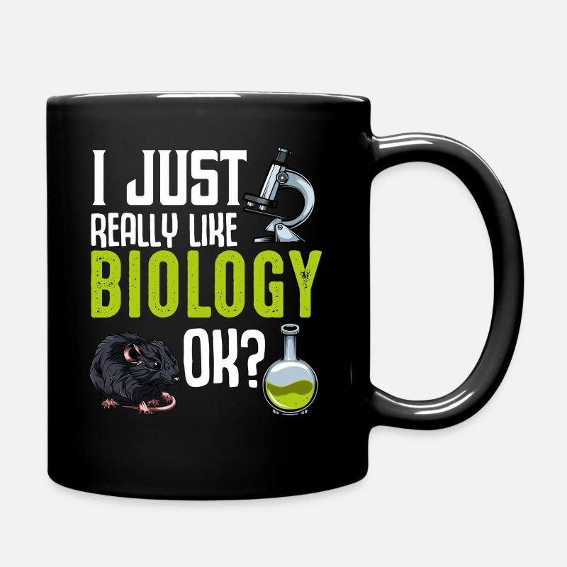 Cool Biologie Statement Biologen Geschenkidee - Tasse einfarbig - Schwarz