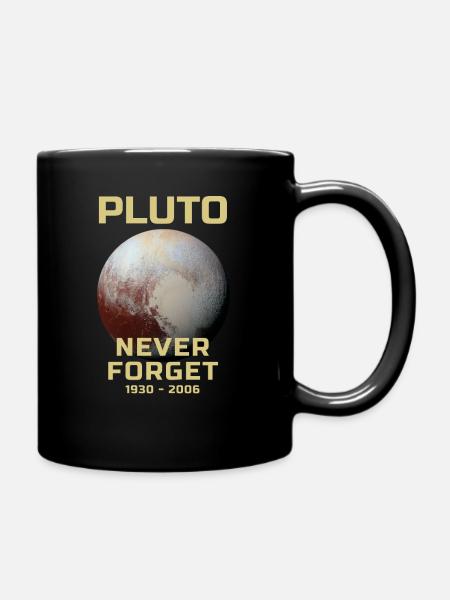 Pluto Planet Sonnensystem 1930 2006 - Tasse einfarbig - Schwarz
