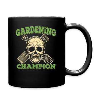 Gardener gardener gardening garden - Full Colour Mug - black - Right