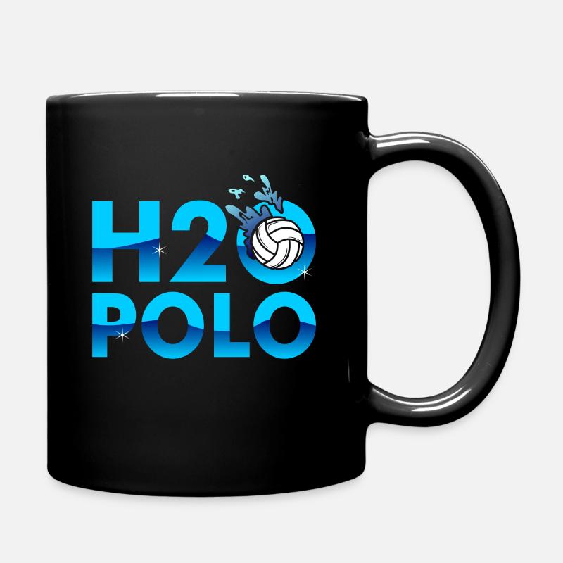 Wasserball - Tasse einfarbig - Schwarz
