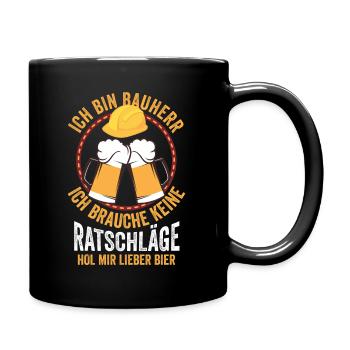 Client beer - Full Colour Mug - black - Right