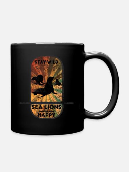 otarie - Mug uni - noir