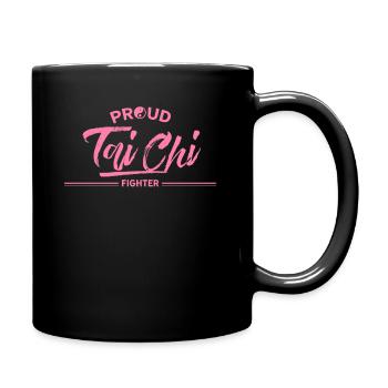 Tai Chi Chuan Fighter Mama Taichi Taiji Tai Chi - Full Colour Mug - black - Right