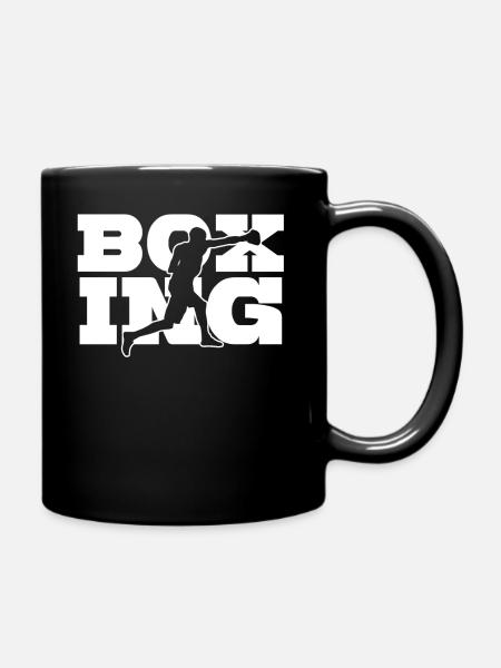 Boxen - Tasse einfarbig - Schwarz