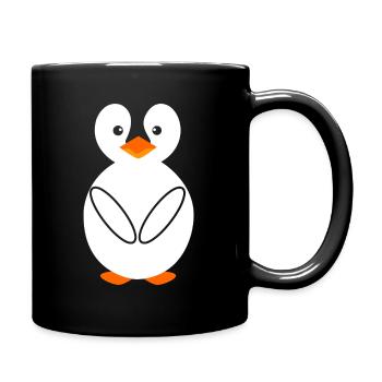 Halloween penguin animal costume disguise costume - Full Colour Mug - black - Right