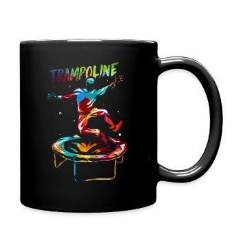 Trampoline - Full Colour Mug - black - Right