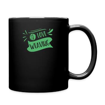 Passe-temps tisserand tisserand - Mug uni - noir - Droite