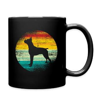 boxer - Full Colour Mug - black - Right