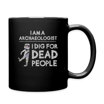 Archaeologist Hobby Sport Leisure Gift - Full Colour Mug - black - Right