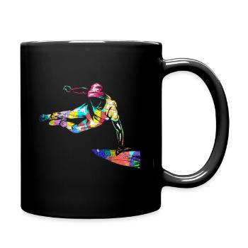 Parkour - Full Colour Mug - black - Right