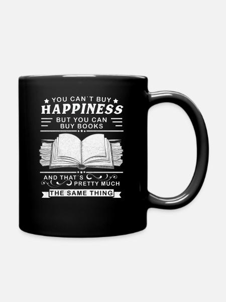 Lire le livre, Chanceux,Livres Bibliothécaire Cadeau - Mug uni - noir