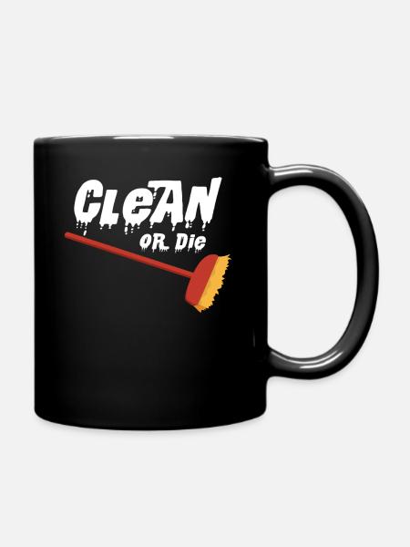 Haushalt - Tasse einfarbig - Schwarz