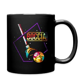 Boccia Sport Polygon Gift - Full Colour Mug - black - Right