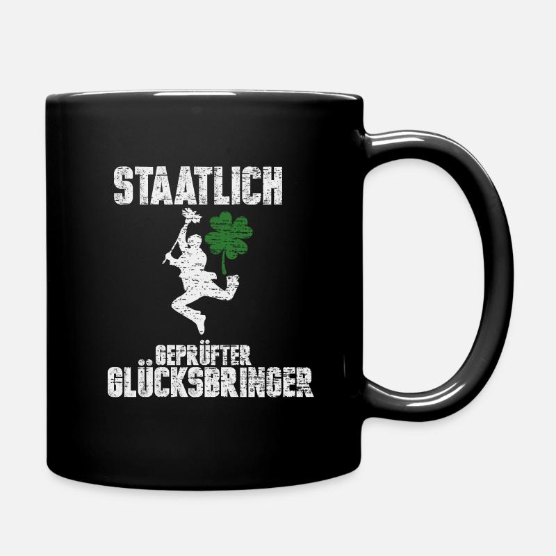 Schornsteinfeger Lustig - Tasse einfarbig - Schwarz