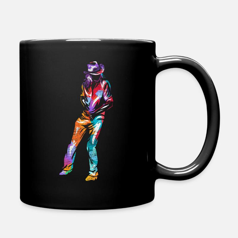Line dancing - Full Colour Mug - black