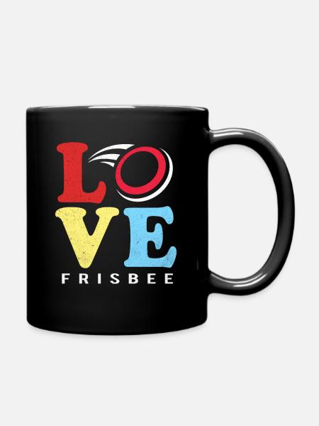 Frisbee - Tasse einfarbig - Schwarz