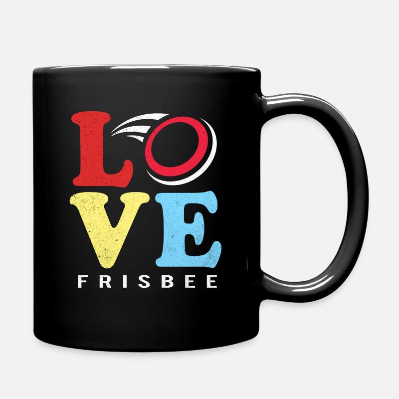 Frisbee - Tasse einfarbig - Schwarz