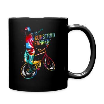 Cadeau velo d'art - Mug uni - noir - Droite