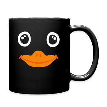 Duck costume - Full Colour Mug - black - Right