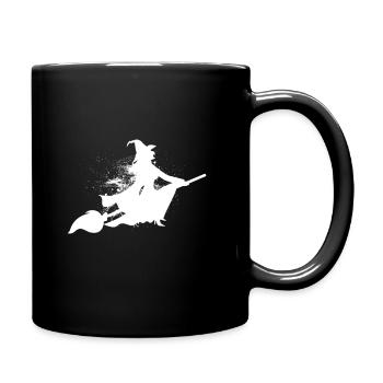 Cadeau de vieilles femmes sorcière Halloween carnaval - Mug uni - noir - Droite
