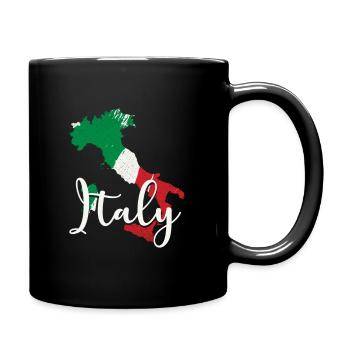 Italie cadeau vacances pizza italienne - Mug uni - noir - Droite