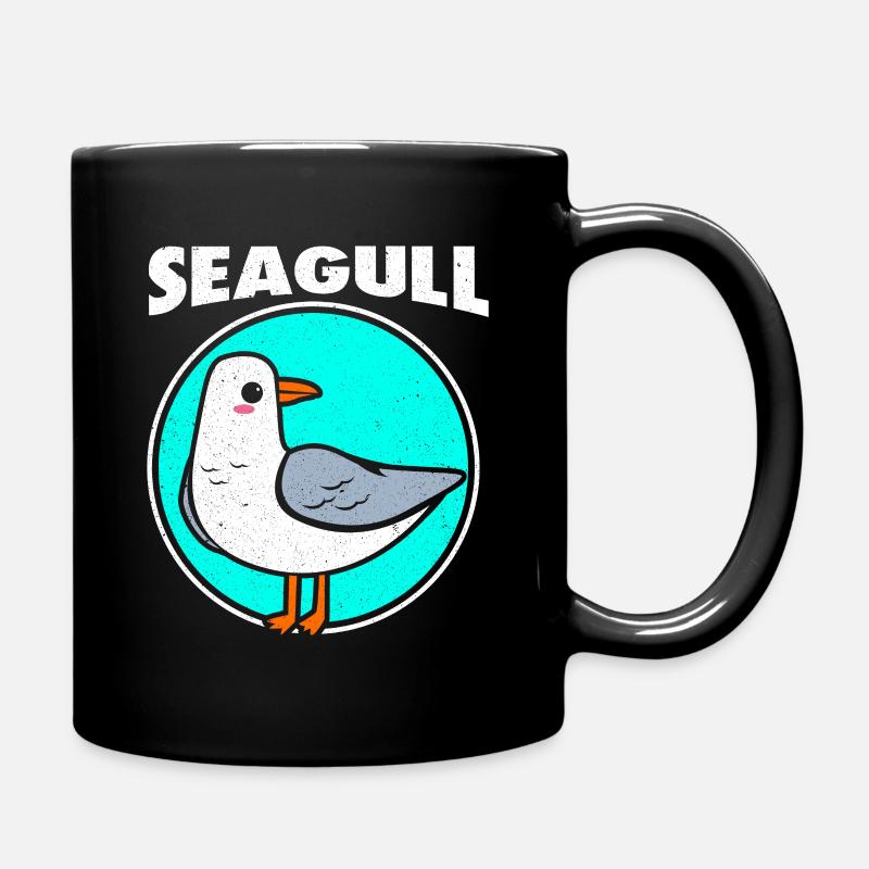 mouette - Mug uni - noir