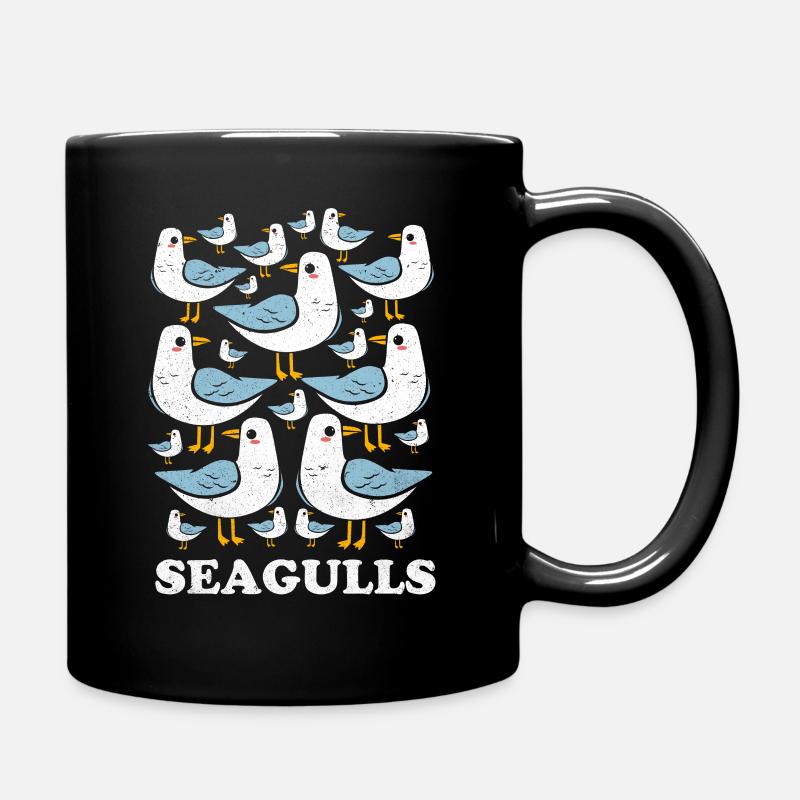 Mouette - Mug uni - noir