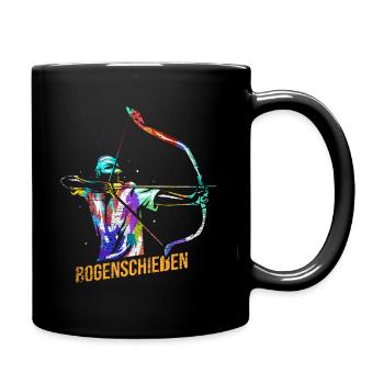 Archery Gift - Full Colour Mug - black - Right