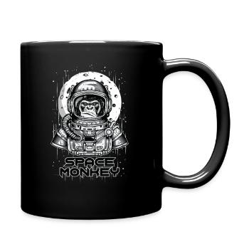 SPACE MONKEY - Full Colour Mug - black - Right
