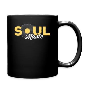 Soul Musik Musiker Black Musik Geschenk - Tasse einfarbig - Schwarz - Rechts