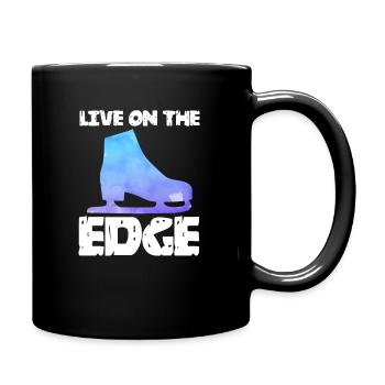 Patinage artistique Patinage sur glace Patinage sur glace - Mug uni - noir - Droite
