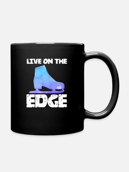 Figure skating Ice skating Ice skating - Full Colour Mug - black