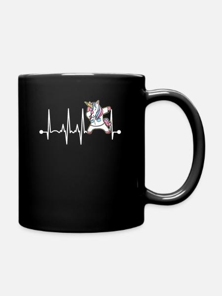 Infirmière étudiant cadeau drôle Dab licorne graphique - Mug uni - noir