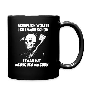 Grim Reaper Halloween - Full Colour Mug - black - Right