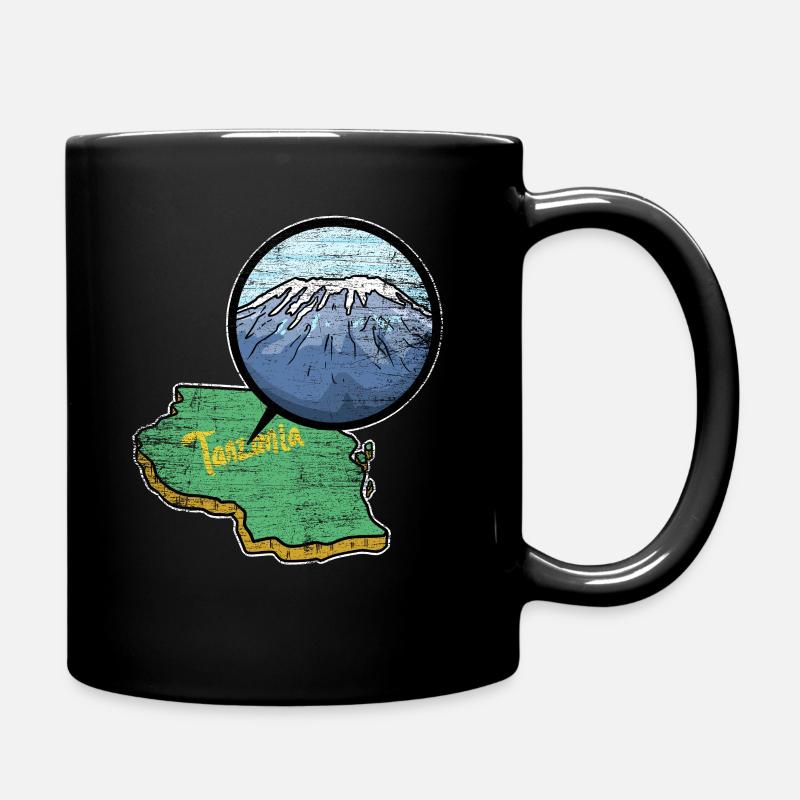 Kilimanjaro Berg Geschenk - Tasse einfarbig - Schwarz