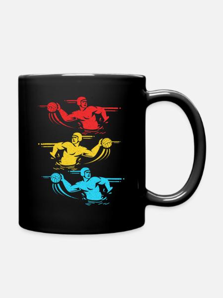 Wasserball - Tasse einfarbig - Schwarz