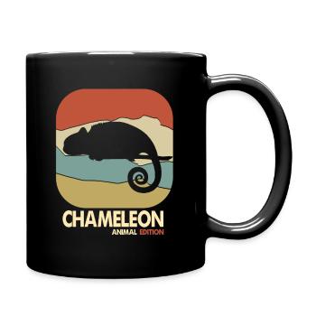 Chameleon - Full Colour Mug - black - Right