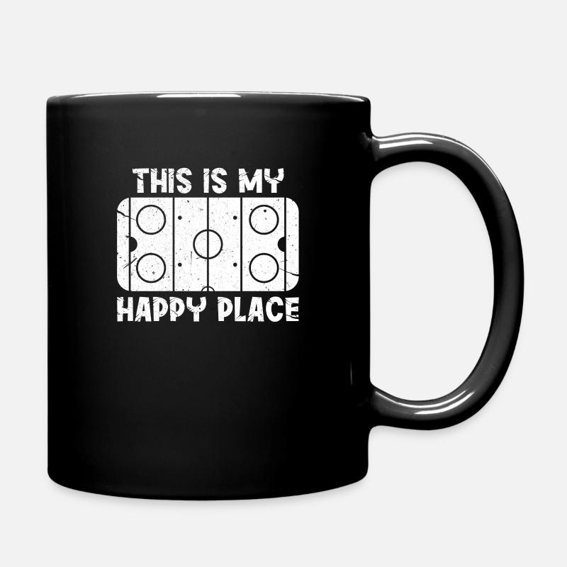 hockey - Mug uni - noir
