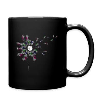 Vélo Pusteblume - Mug uni - noir - Droite