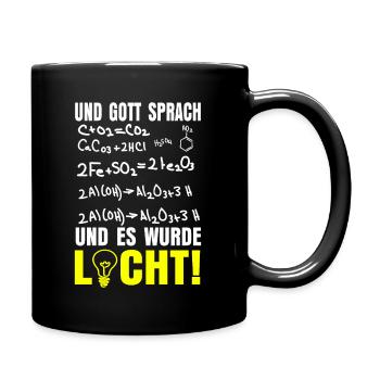 Physique Formule Lumière - Mug uni - noir - Droite
