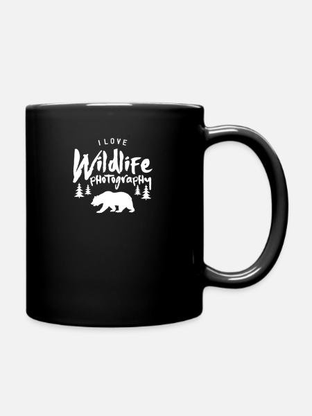 Wildlife photographer - Full Colour Mug - black