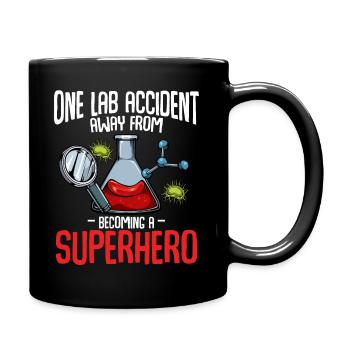 chimiste - Mug uni - noir - Droite